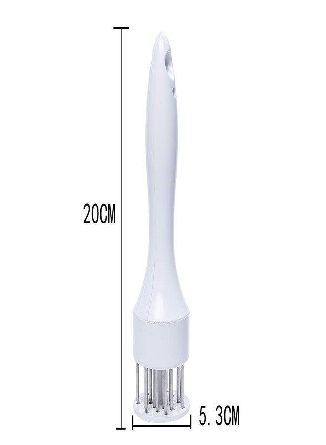 Gnanex مطرقة لحم من غنانكس مزودة بشوكات إبرية من الفولاذ المقاوم للصدأ (أسود) - Image 5